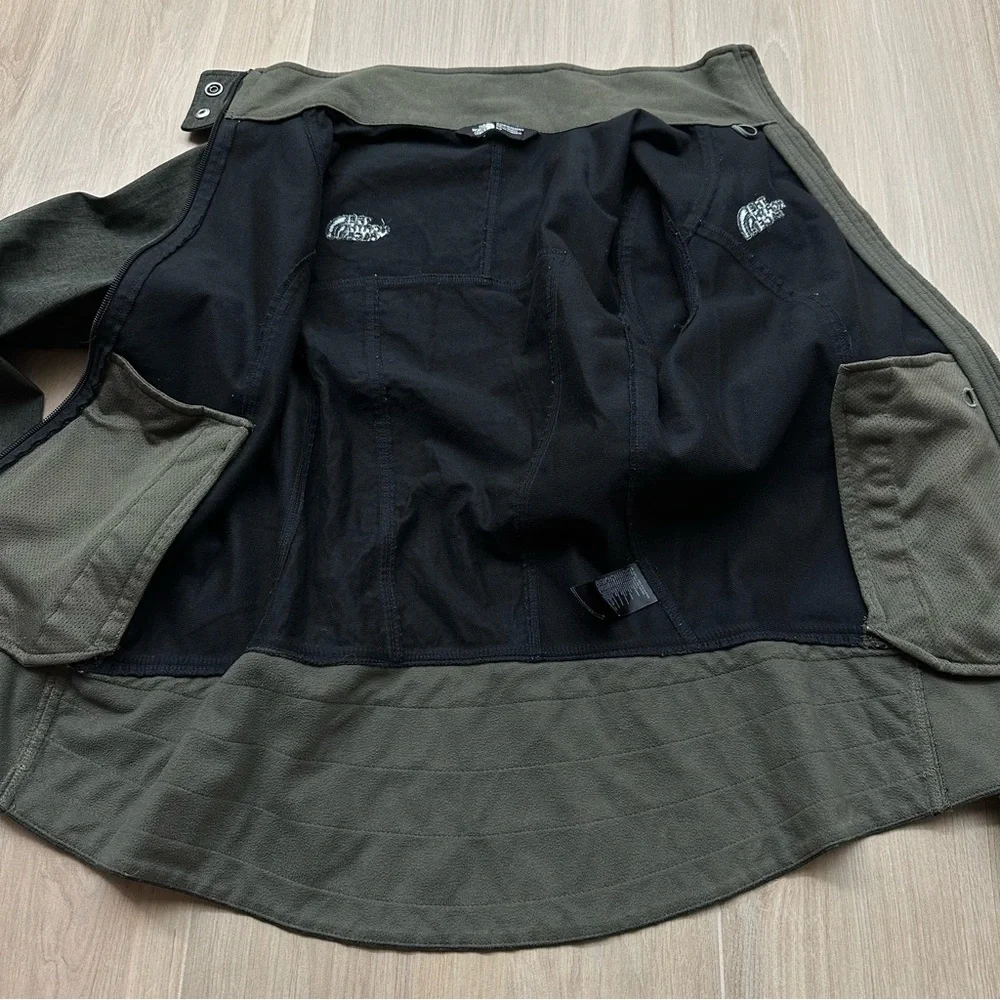 North Face Jacket Womens SMALL Calentito 2 Windwall Soft Shell Gorpcore Green